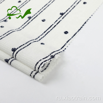 Полиэфирная креп-шифоновая ткань с набивным рисунком для платья